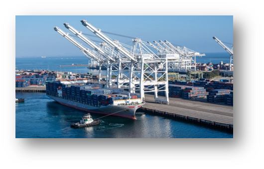 Aerial image of Ports and Infrastructure Development 