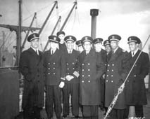 Photograph: Captain and crew of the Liberty Ship SS Booker T. Washington